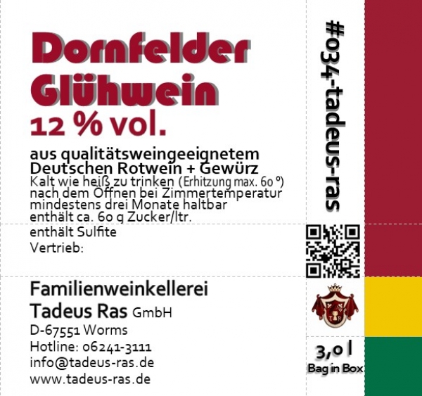 Gewürzter Rotwein